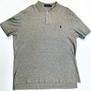 Polo Ralph Lauren Men’s Interlock Polo Shirt Soft Heather Gray Size XL